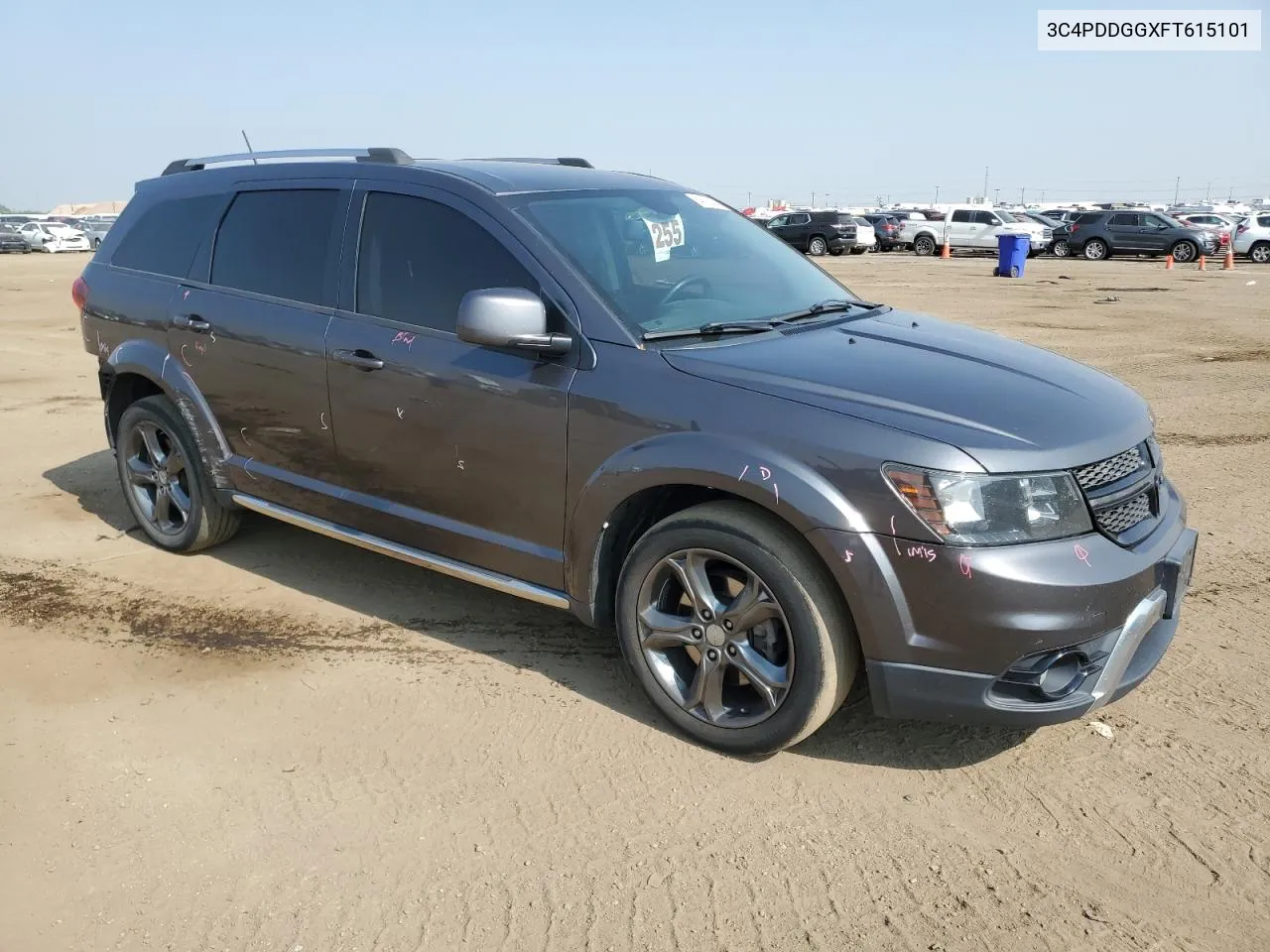 2015 Dodge Journey Crossroad VIN: 3C4PDDGGXFT615101 Lot: 64576454