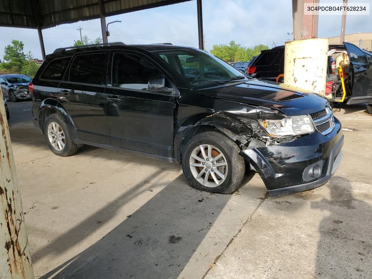 2015 Dodge Journey Sxt VIN: 3C4PDCBG4FT628234 Lot: 65336984