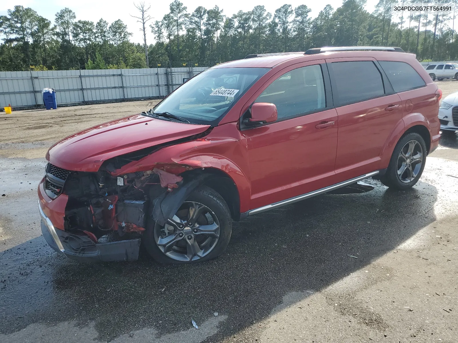 2015 Dodge Journey Crossroad VIN: 3C4PDCGG7FT564991 Lot: 65448744