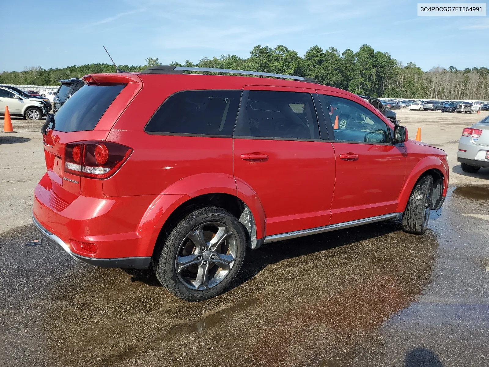 2015 Dodge Journey Crossroad VIN: 3C4PDCGG7FT564991 Lot: 65448744