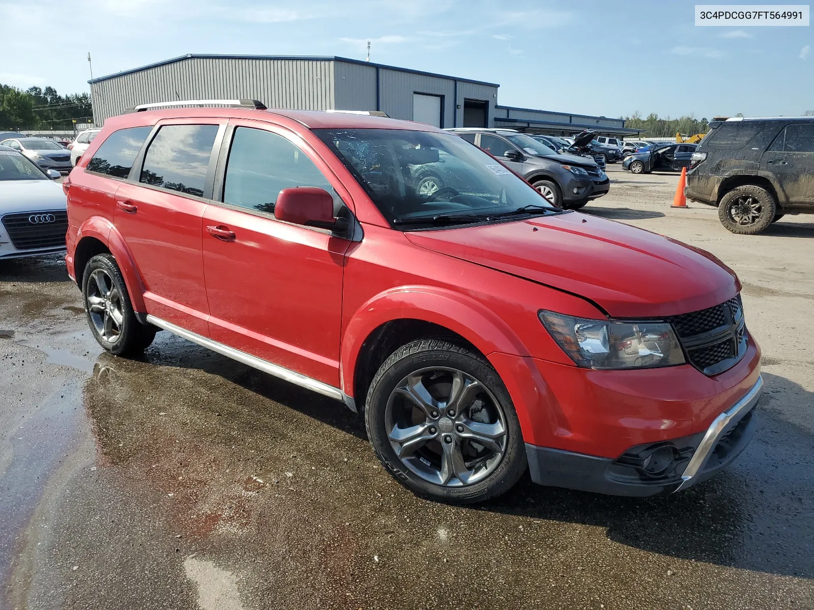 2015 Dodge Journey Crossroad VIN: 3C4PDCGG7FT564991 Lot: 65448744