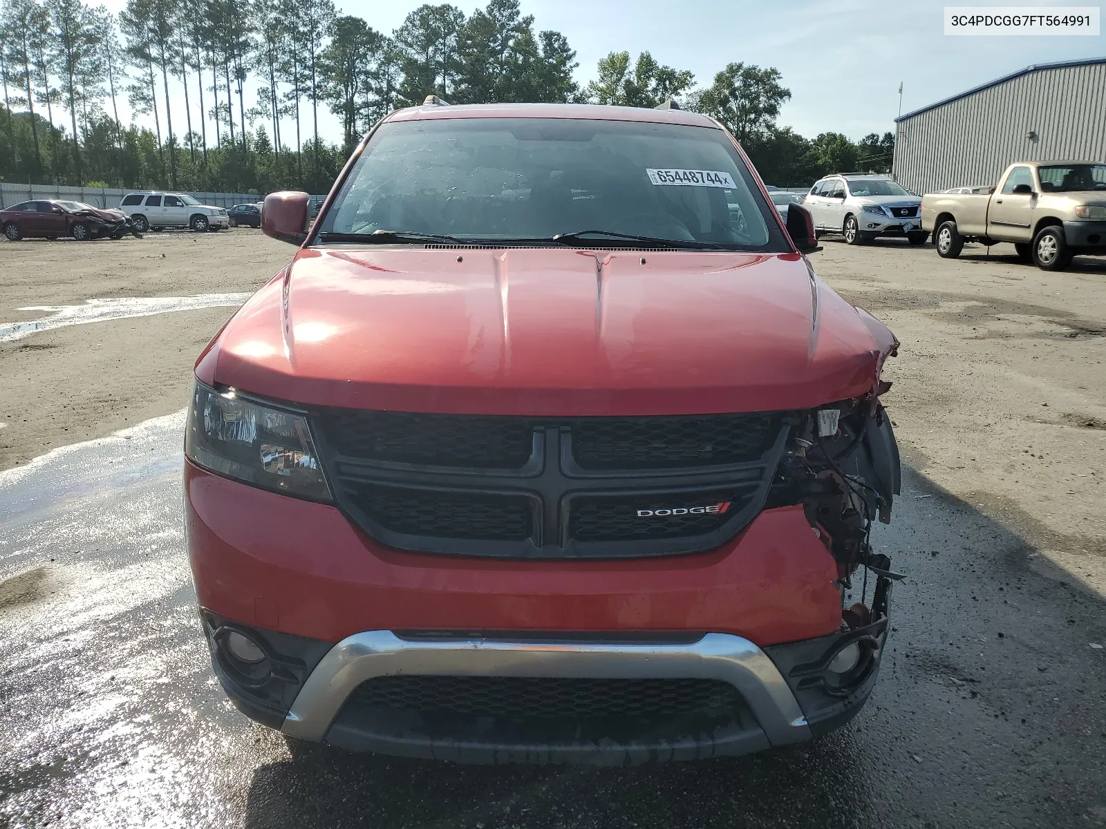 2015 Dodge Journey Crossroad VIN: 3C4PDCGG7FT564991 Lot: 65448744