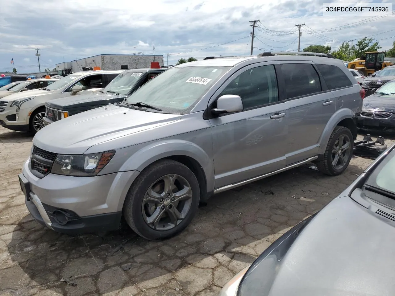 2015 Dodge Journey Crossroad VIN: 3C4PDCGG6FT745936 Lot: 65564614