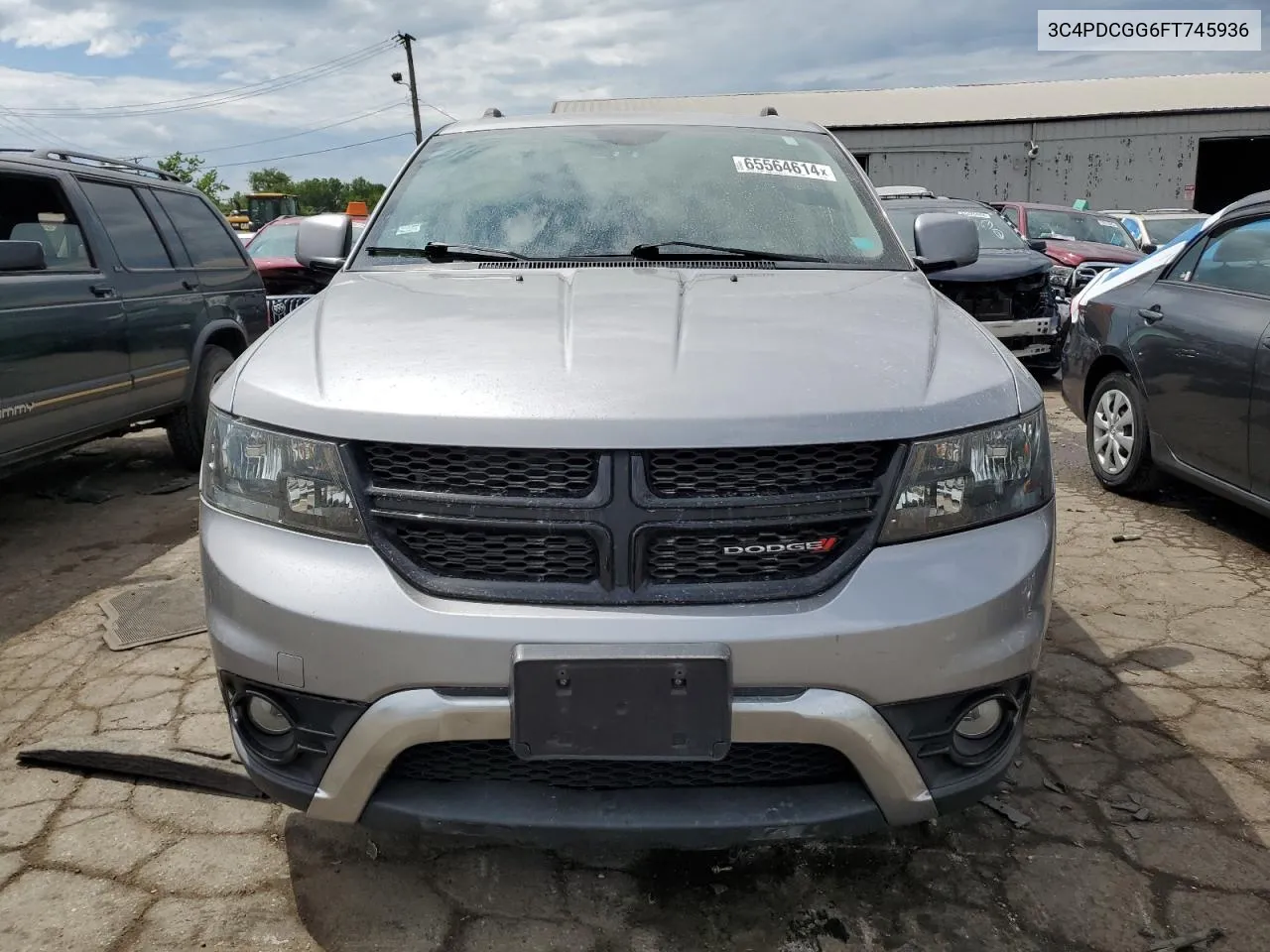 2015 Dodge Journey Crossroad VIN: 3C4PDCGG6FT745936 Lot: 65564614