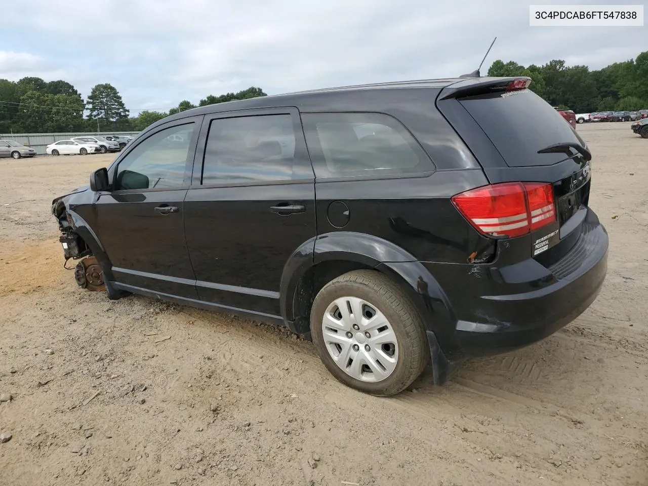 2015 Dodge Journey Se VIN: 3C4PDCAB6FT547838 Lot: 65665174