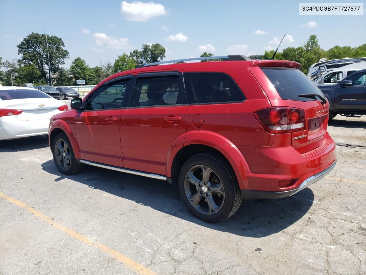 2015 Dodge Journey Crossroad VIN: 3C4PDCGB7FT727577 Lot: 65984914