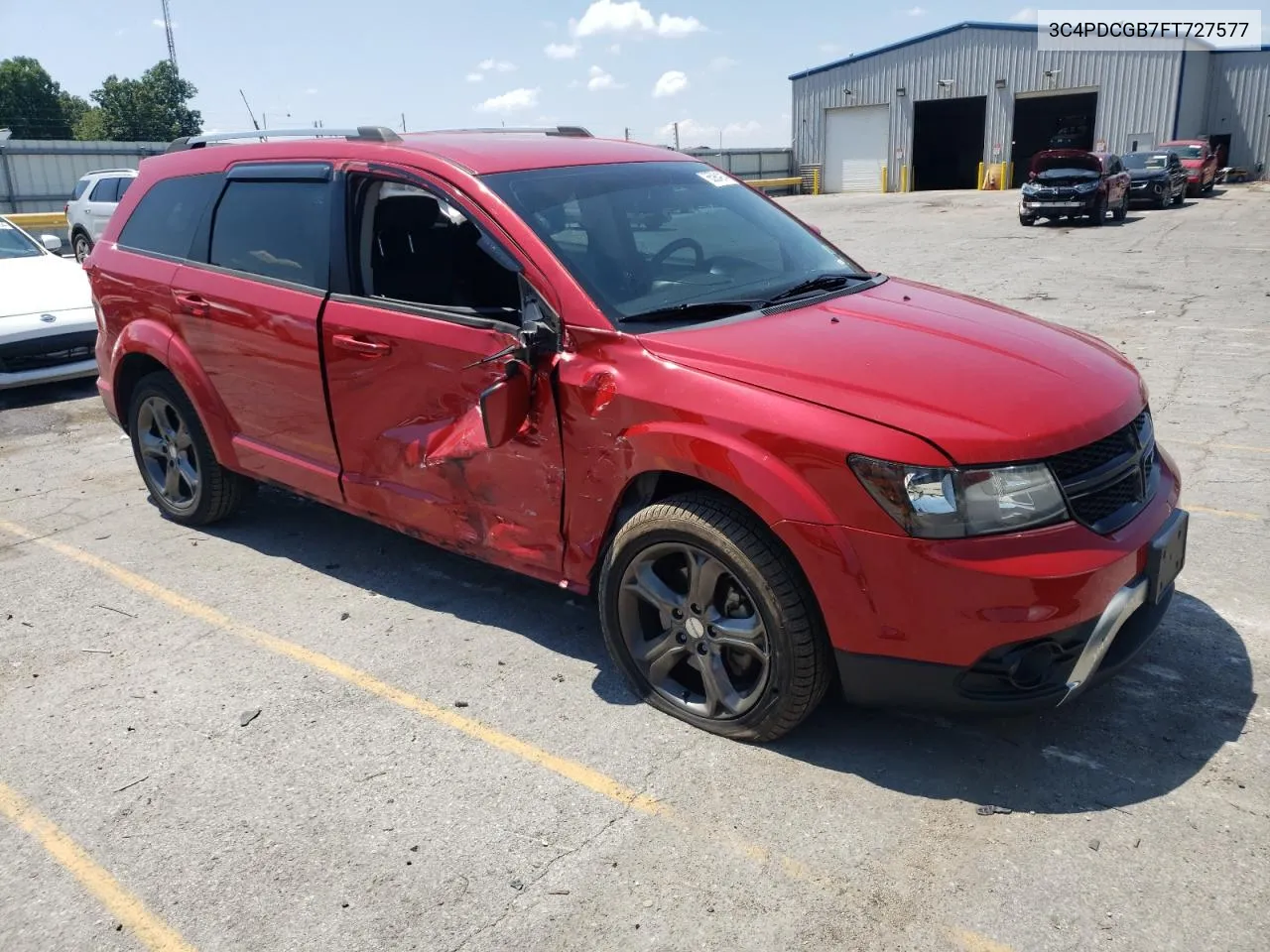 2015 Dodge Journey Crossroad VIN: 3C4PDCGB7FT727577 Lot: 65984914