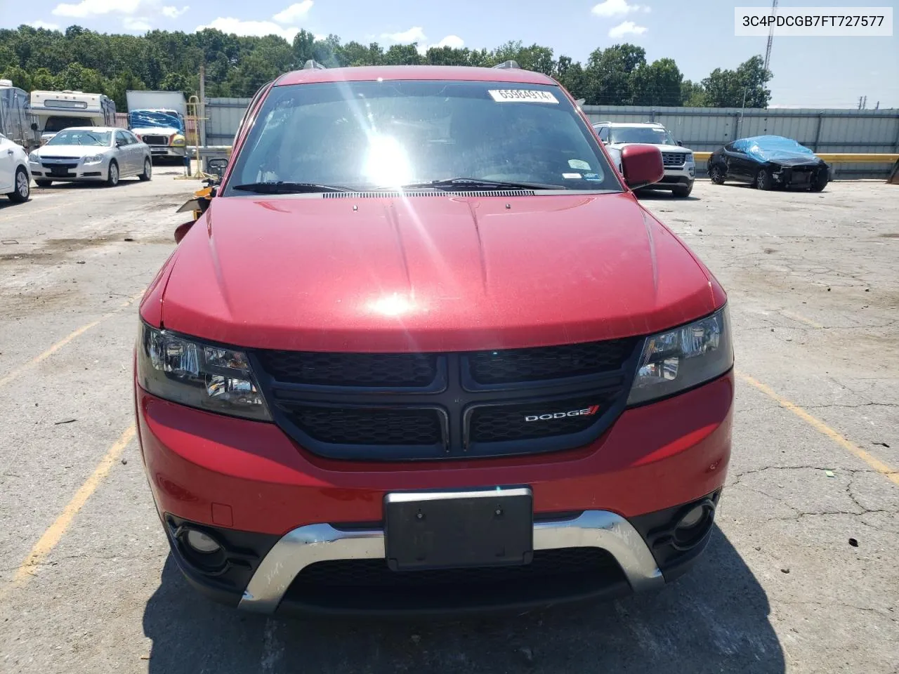 2015 Dodge Journey Crossroad VIN: 3C4PDCGB7FT727577 Lot: 65984914