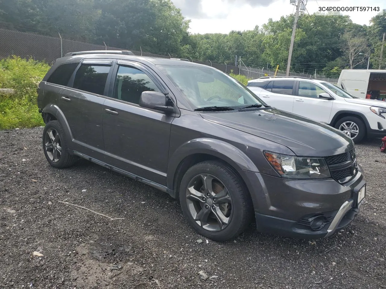 2015 Dodge Journey Crossroad VIN: 3C4PDDGG0FT597143 Lot: 66198124