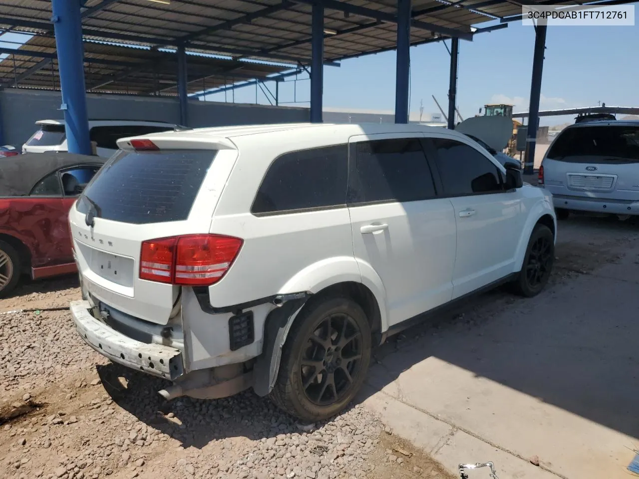 2015 Dodge Journey Se VIN: 3C4PDCAB1FT712761 Lot: 66381514