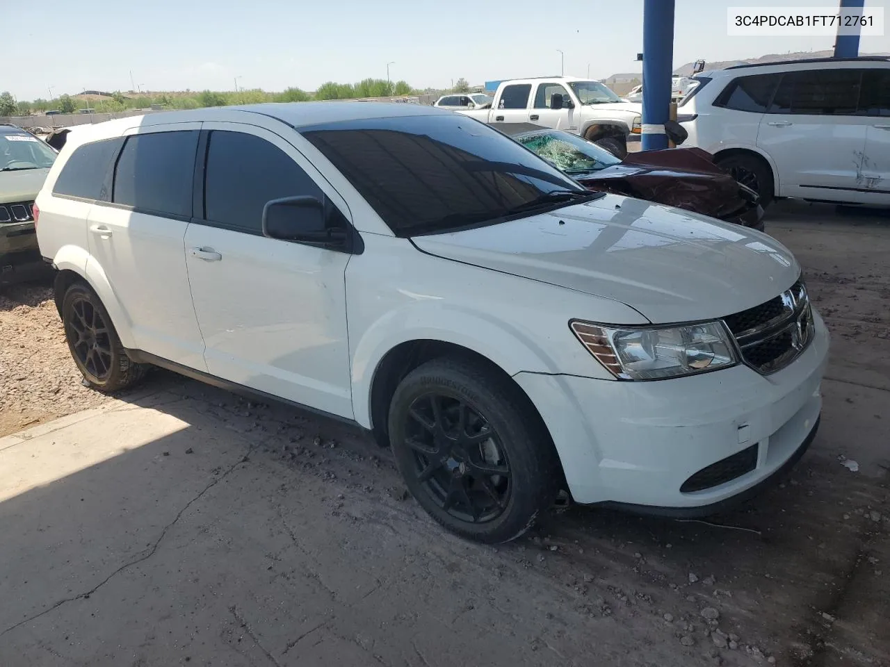 2015 Dodge Journey Se VIN: 3C4PDCAB1FT712761 Lot: 66381514