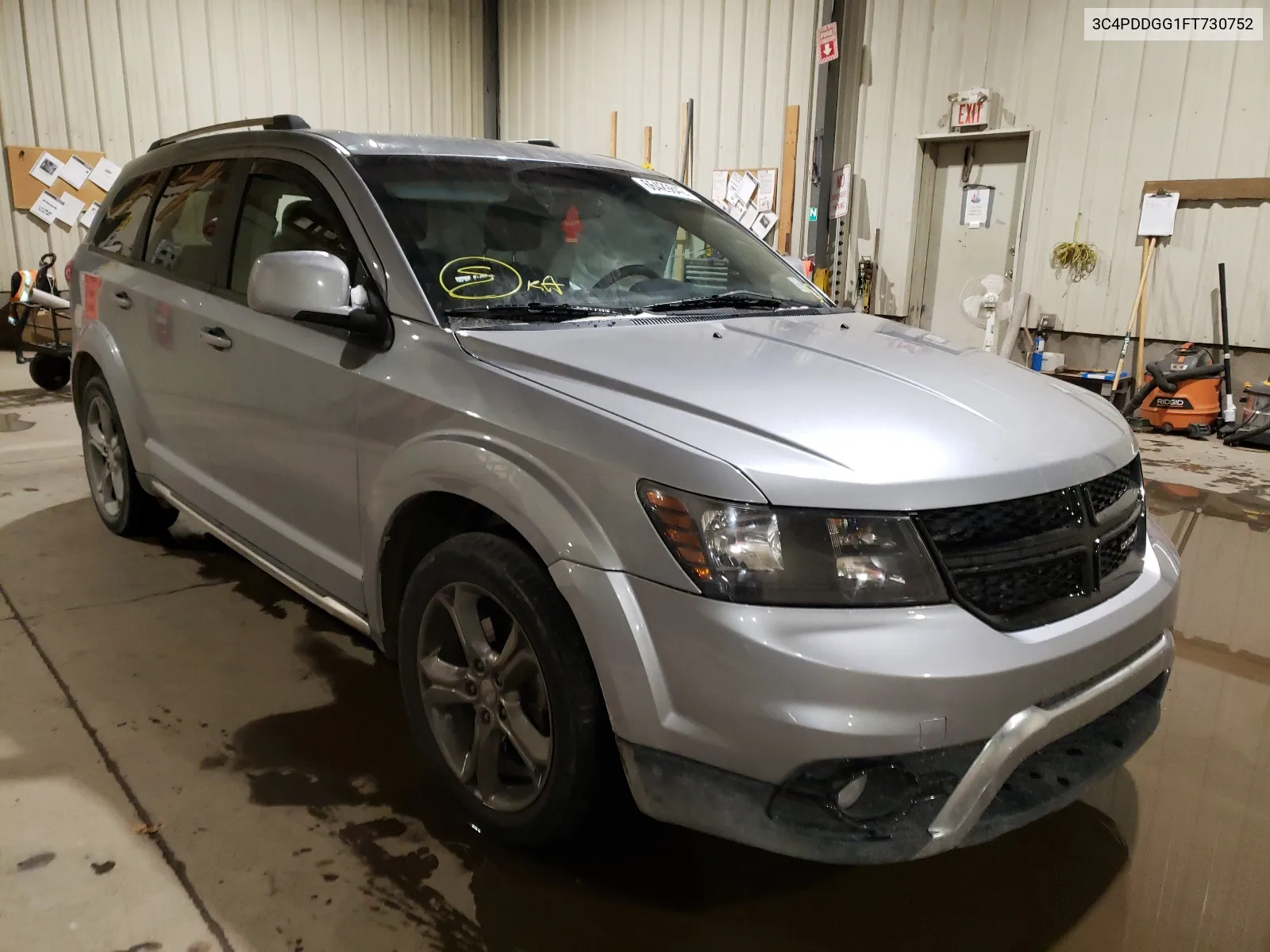 2015 Dodge Journey Crossroad VIN: 3C4PDDGG1FT730752 Lot: 66429842