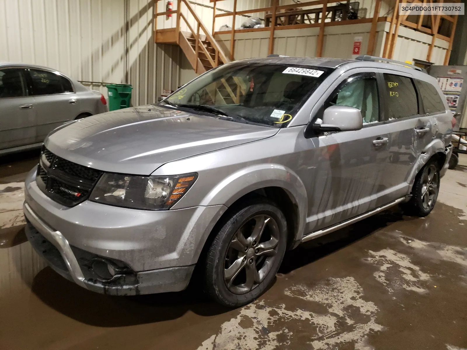 2015 Dodge Journey Crossroad VIN: 3C4PDDGG1FT730752 Lot: 66429842