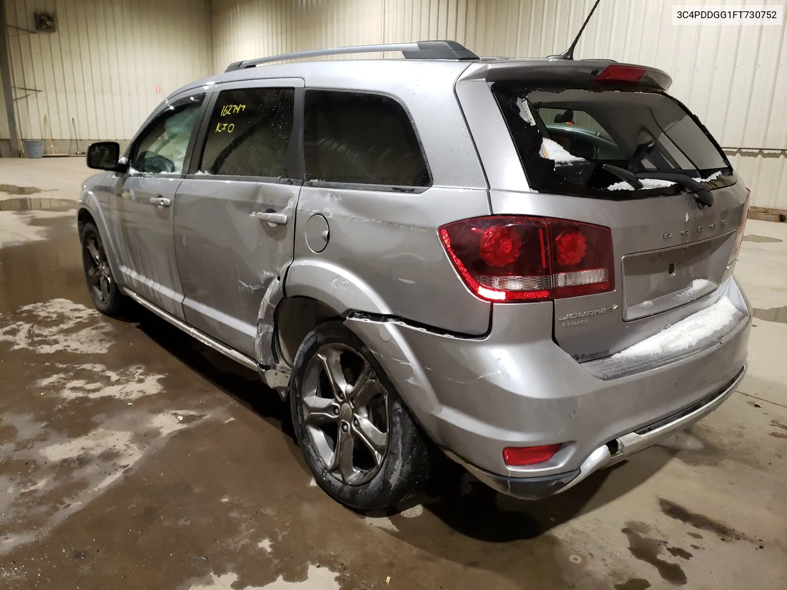 2015 Dodge Journey Crossroad VIN: 3C4PDDGG1FT730752 Lot: 66429842