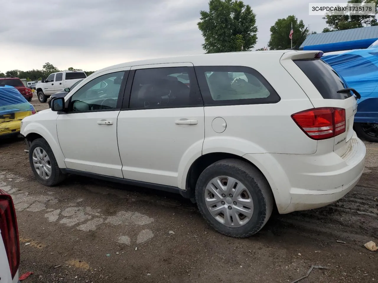 2015 Dodge Journey Se VIN: 3C4PDCABXFT735178 Lot: 66612554