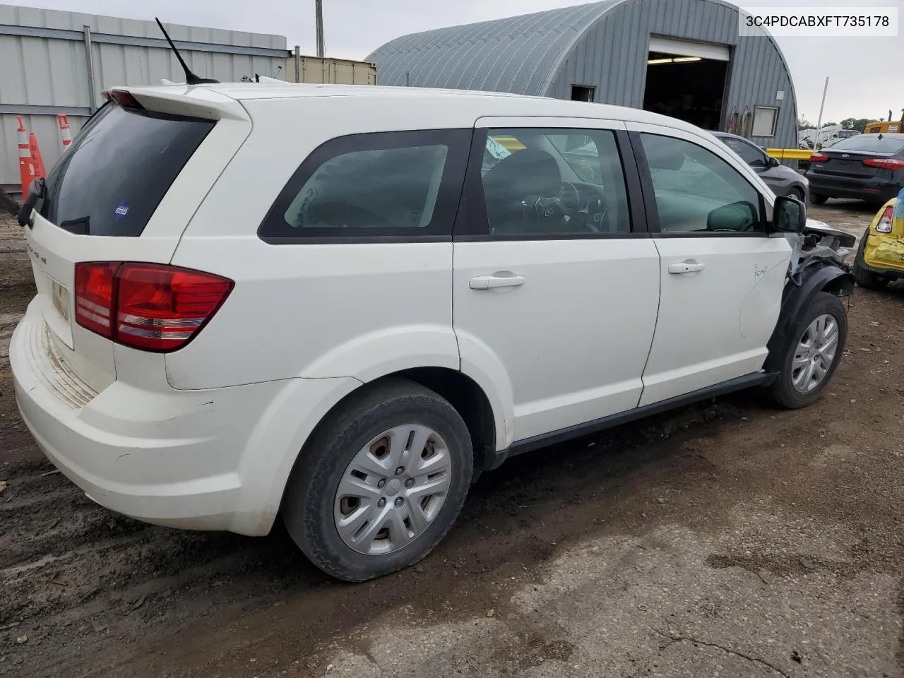 2015 Dodge Journey Se VIN: 3C4PDCABXFT735178 Lot: 66612554