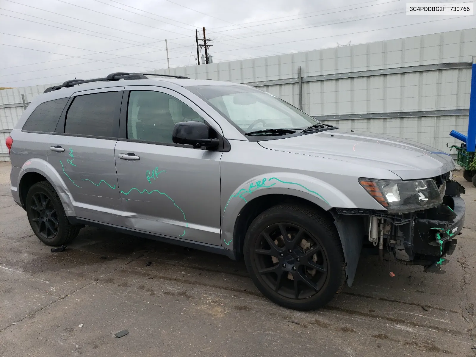 2015 Dodge Journey Sxt VIN: 3C4PDDBG2FT730766 Lot: 66617704