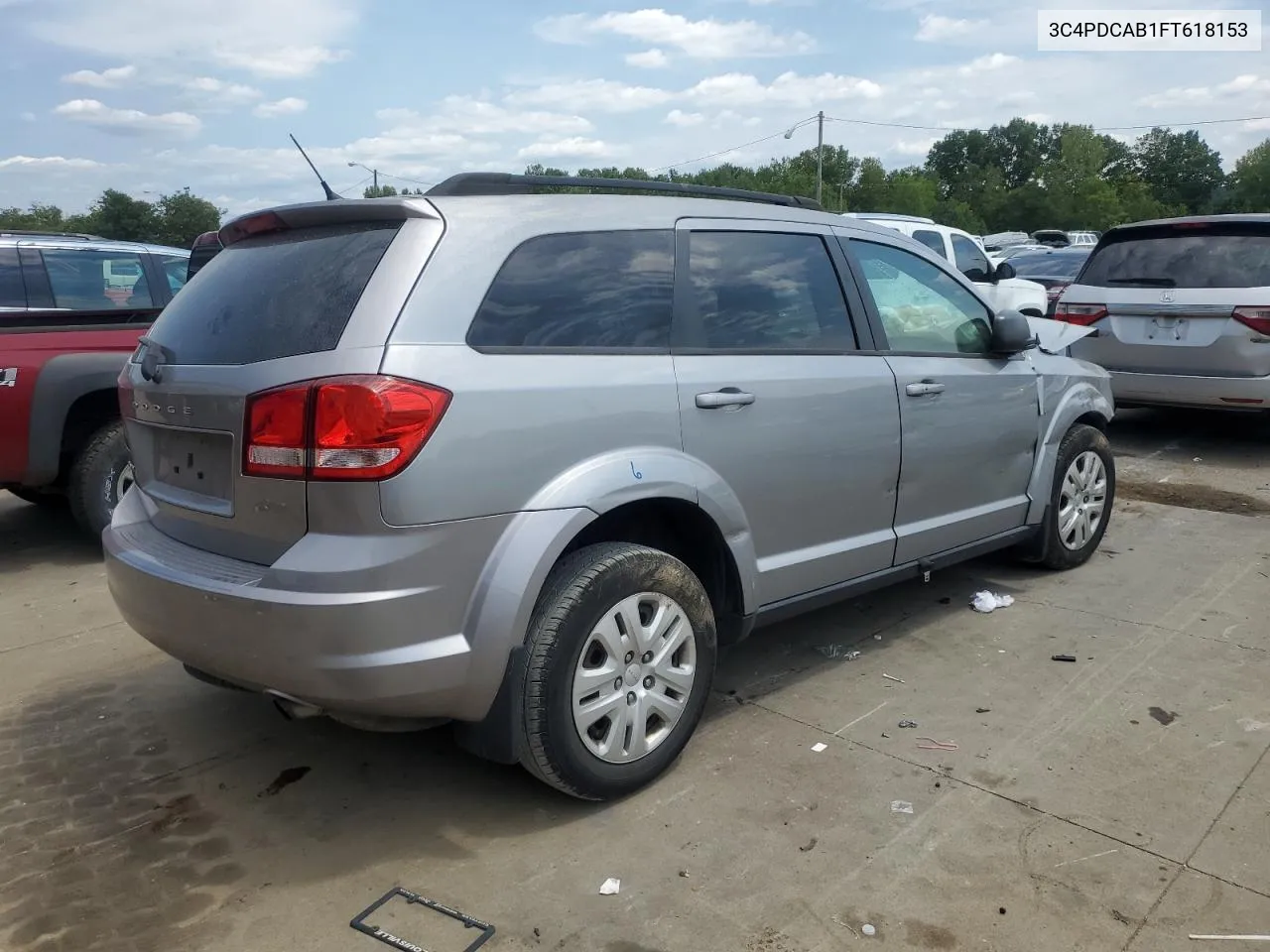 2015 Dodge Journey Se VIN: 3C4PDCAB1FT618153 Lot: 66858864