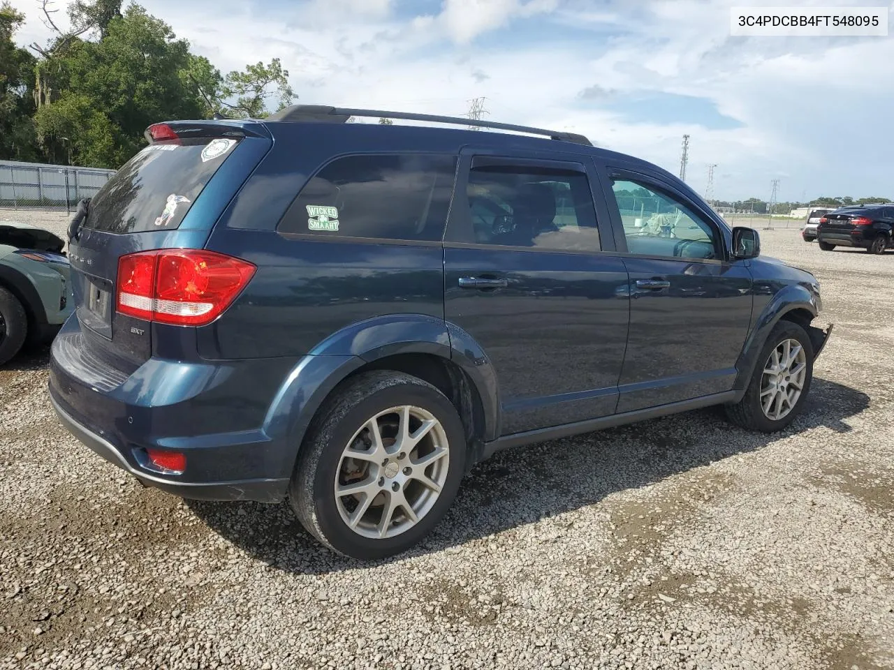 2015 Dodge Journey Sxt VIN: 3C4PDCBB4FT548095 Lot: 67164294