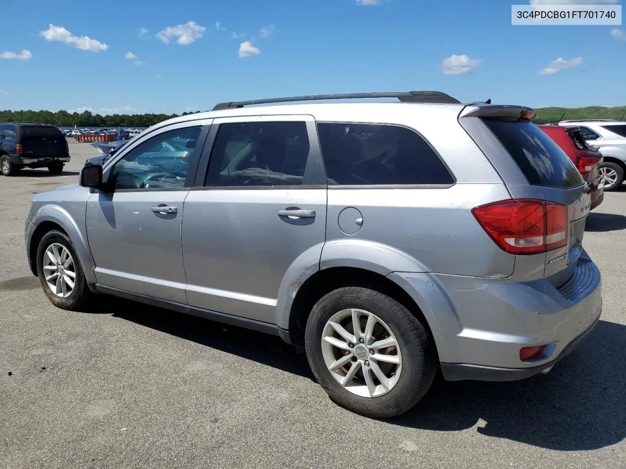 2015 Dodge Journey Sxt VIN: 3C4PDCBG1FT701740 Lot: 67214904