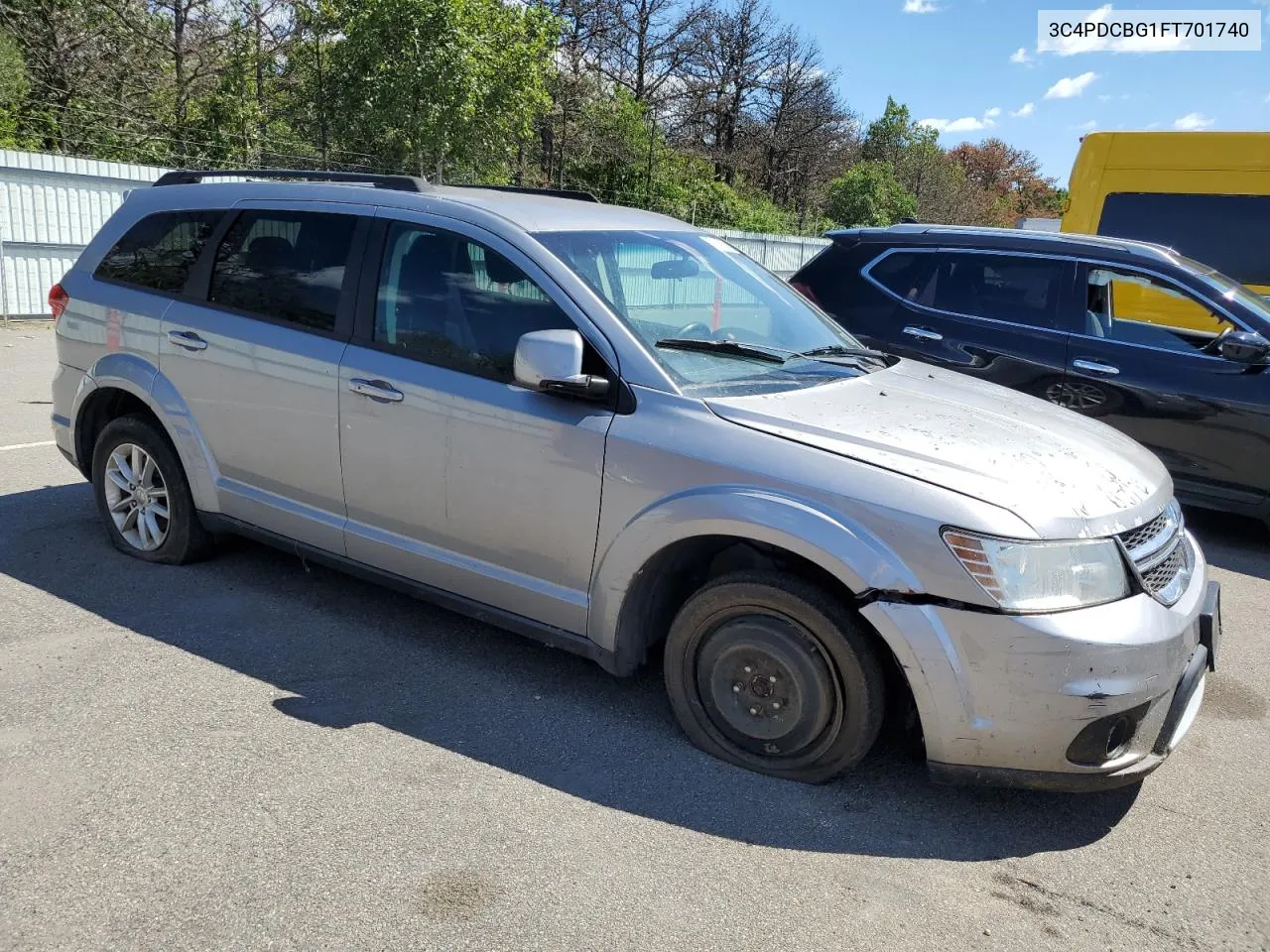 2015 Dodge Journey Sxt VIN: 3C4PDCBG1FT701740 Lot: 67214904