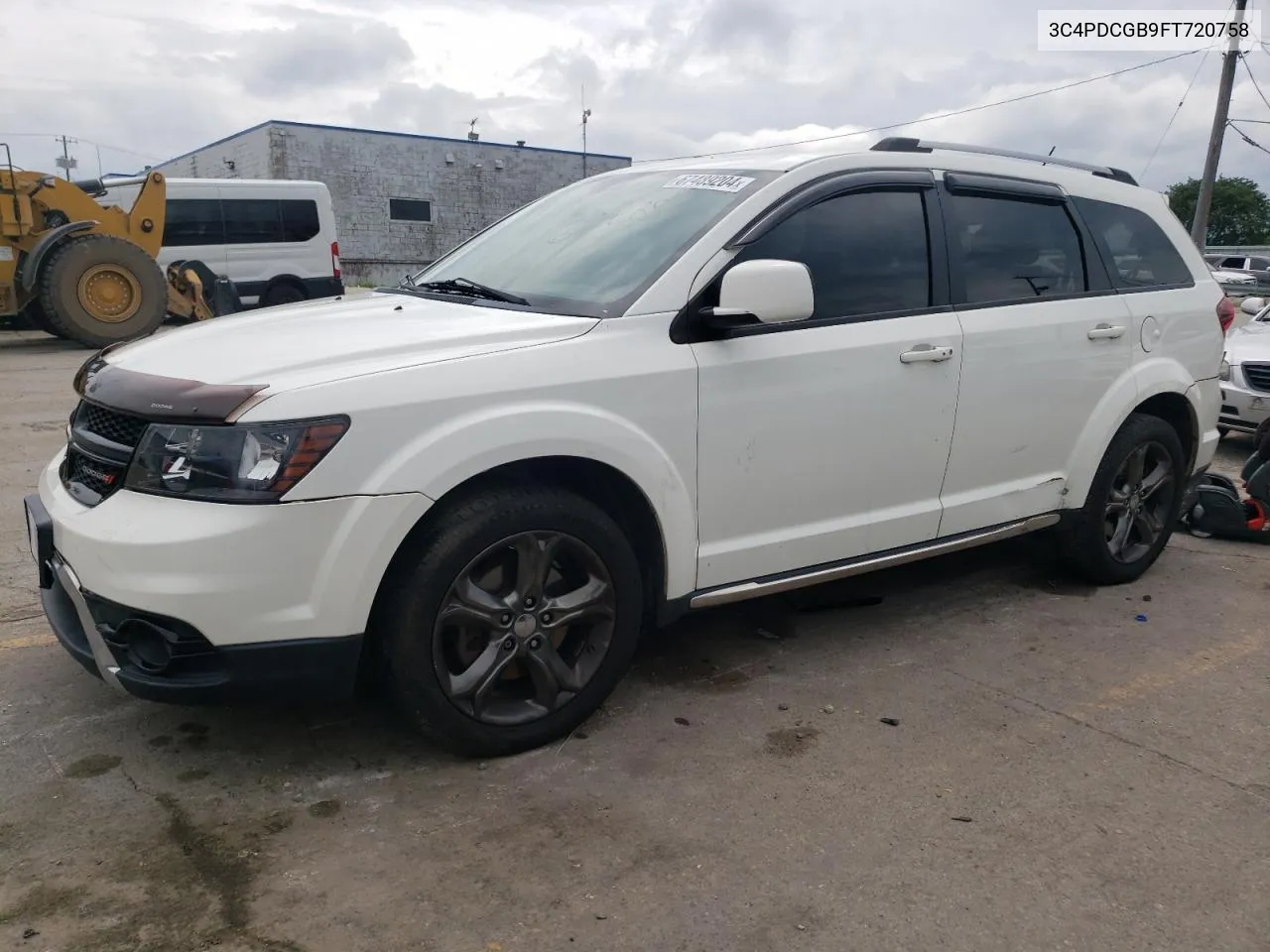 2015 Dodge Journey Crossroad VIN: 3C4PDCGB9FT720758 Lot: 67489204