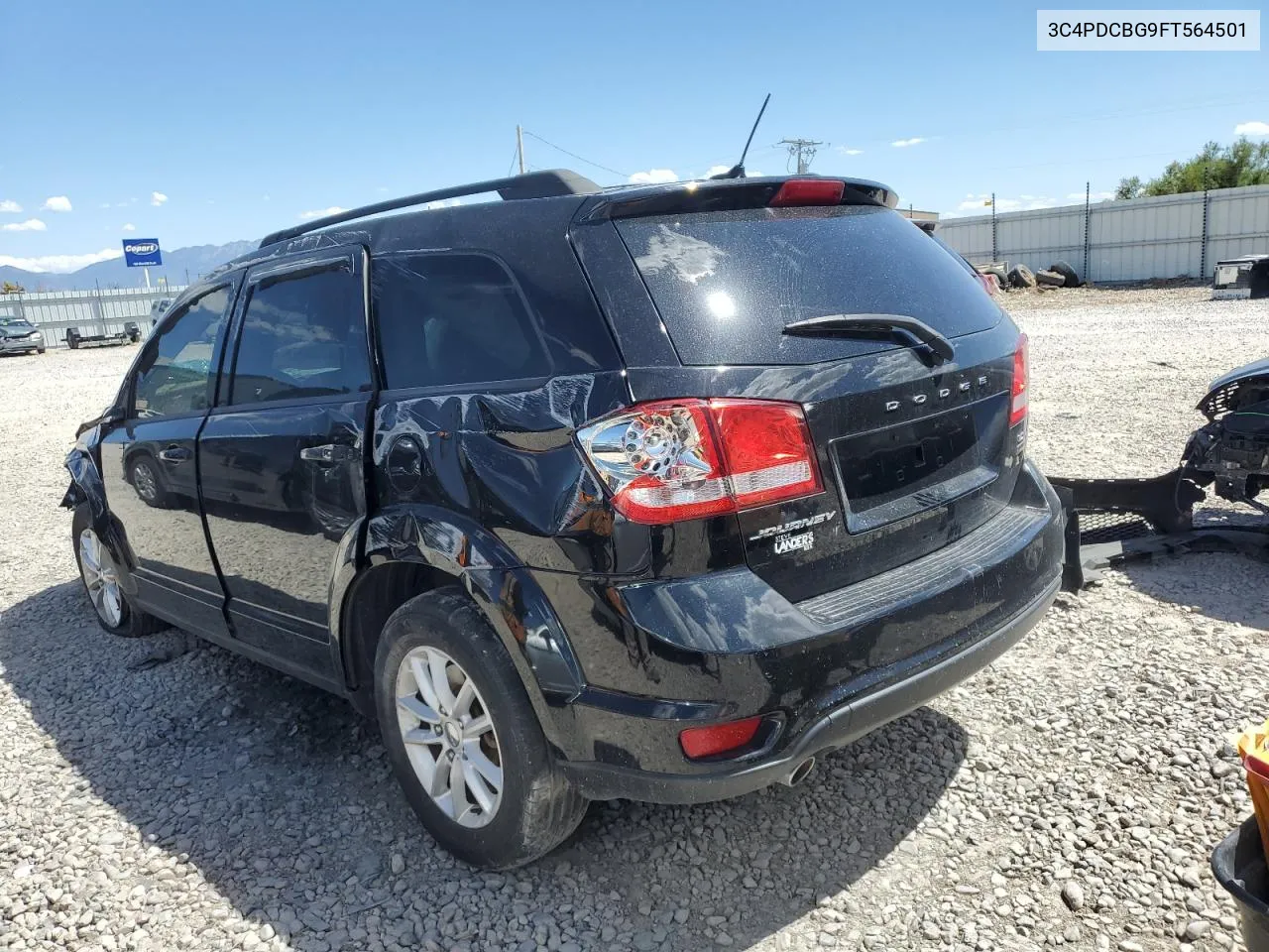 2015 Dodge Journey Sxt VIN: 3C4PDCBG9FT564501 Lot: 67499424