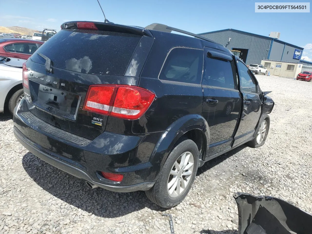 2015 Dodge Journey Sxt VIN: 3C4PDCBG9FT564501 Lot: 67499424