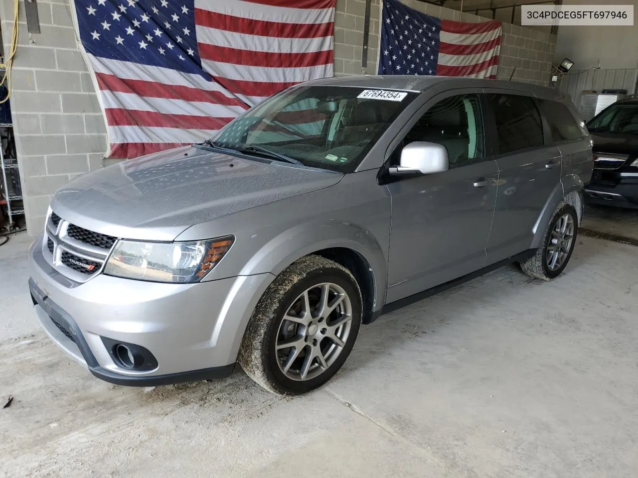 2015 Dodge Journey R/T VIN: 3C4PDCEG5FT697946 Lot: 67694354