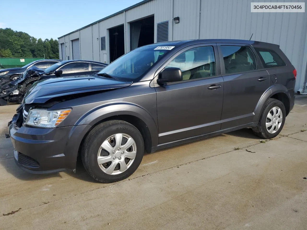 2015 Dodge Journey Se VIN: 3C4PDCAB4FT670456 Lot: 67851954