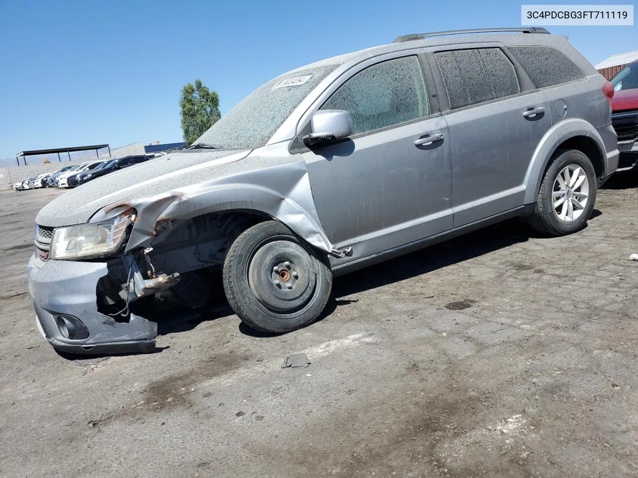 2015 Dodge Journey Sxt VIN: 3C4PDCBG3FT711119 Lot: 68034094