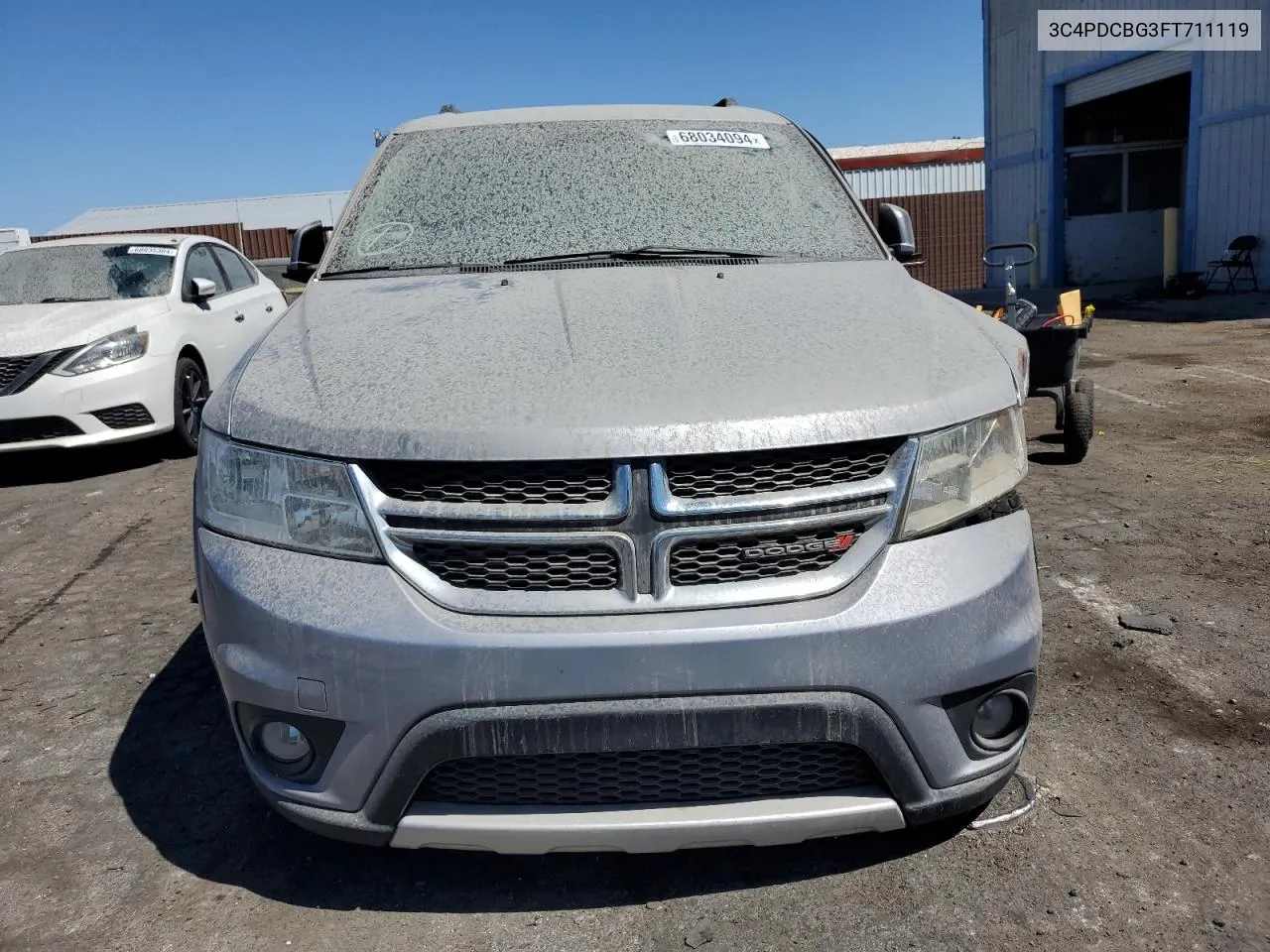 2015 Dodge Journey Sxt VIN: 3C4PDCBG3FT711119 Lot: 68034094