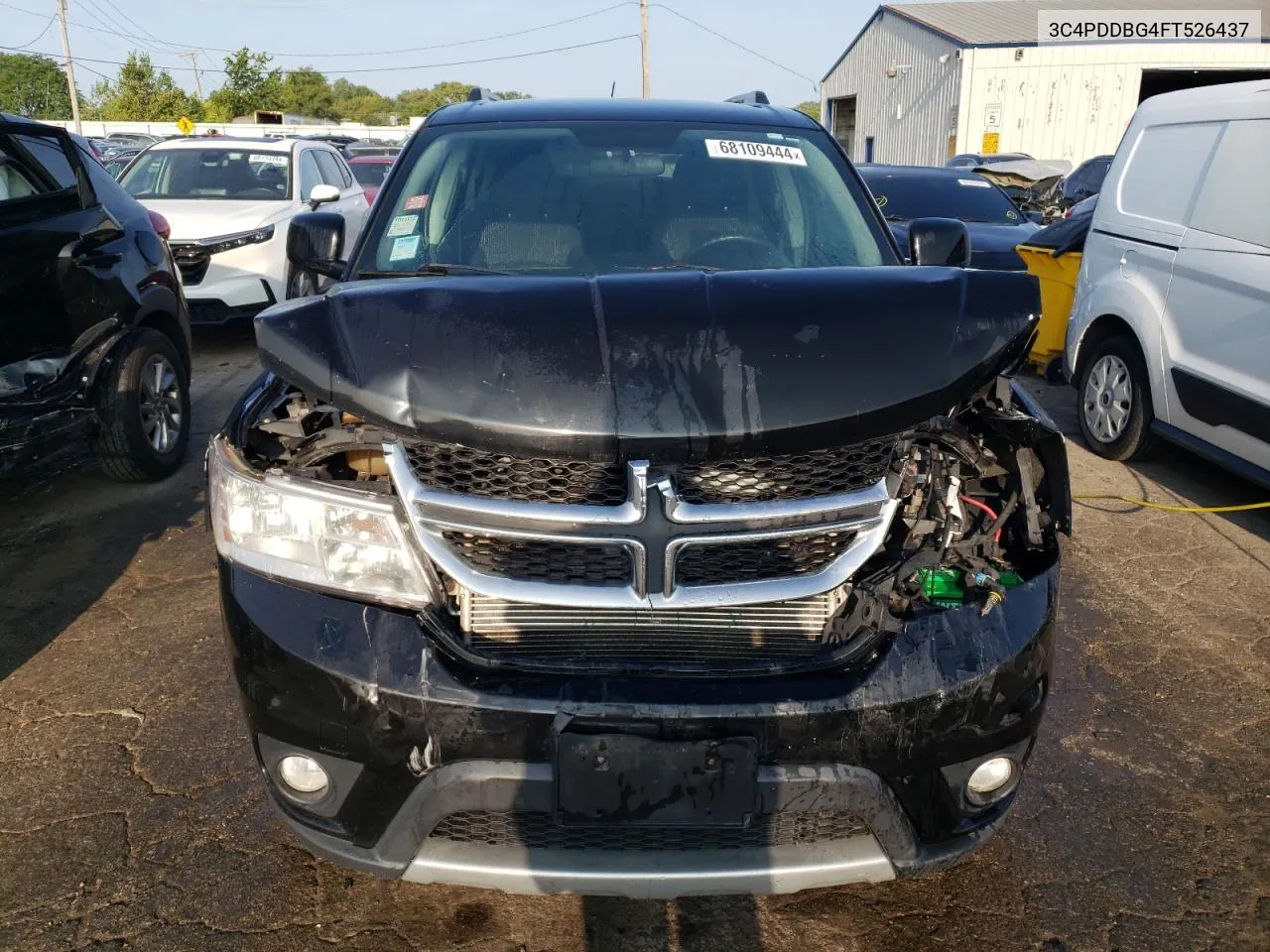 2015 Dodge Journey Sxt VIN: 3C4PDDBG4FT526437 Lot: 68109444