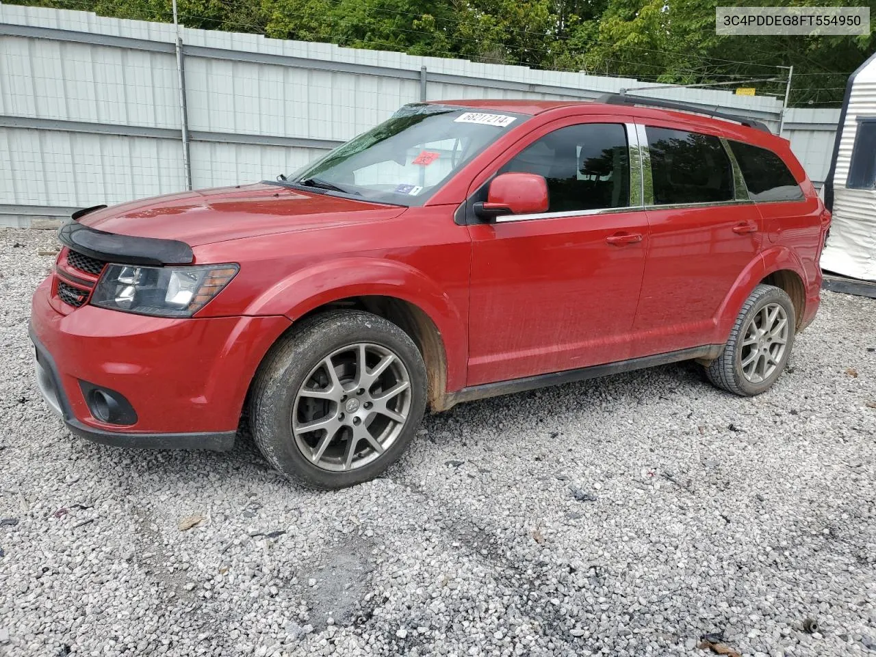 2015 Dodge Journey R/T VIN: 3C4PDDEG8FT554950 Lot: 68217214