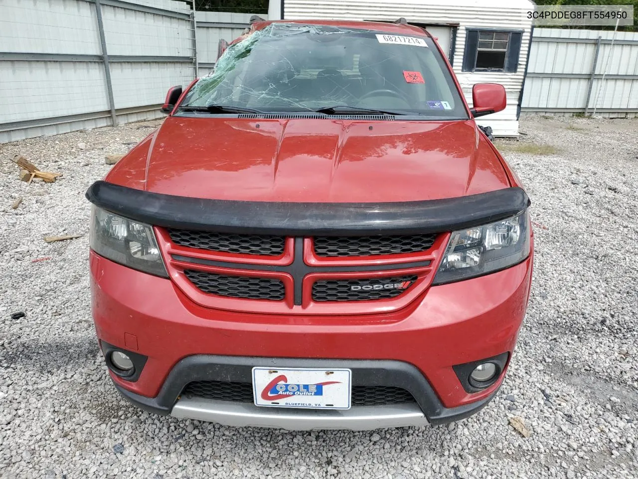 2015 Dodge Journey R/T VIN: 3C4PDDEG8FT554950 Lot: 68217214