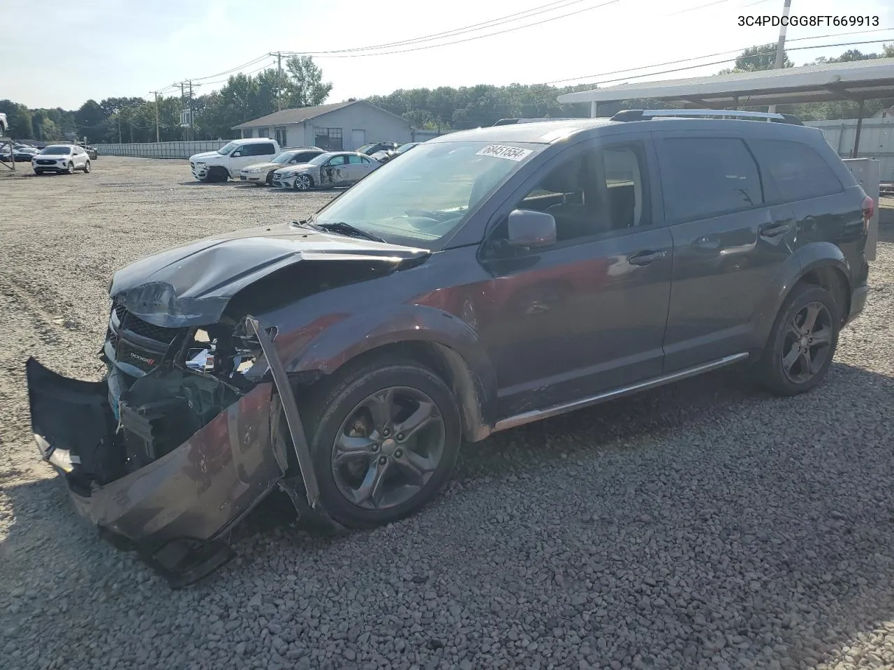 2015 Dodge Journey Crossroad VIN: 3C4PDCGG8FT669913 Lot: 68451554