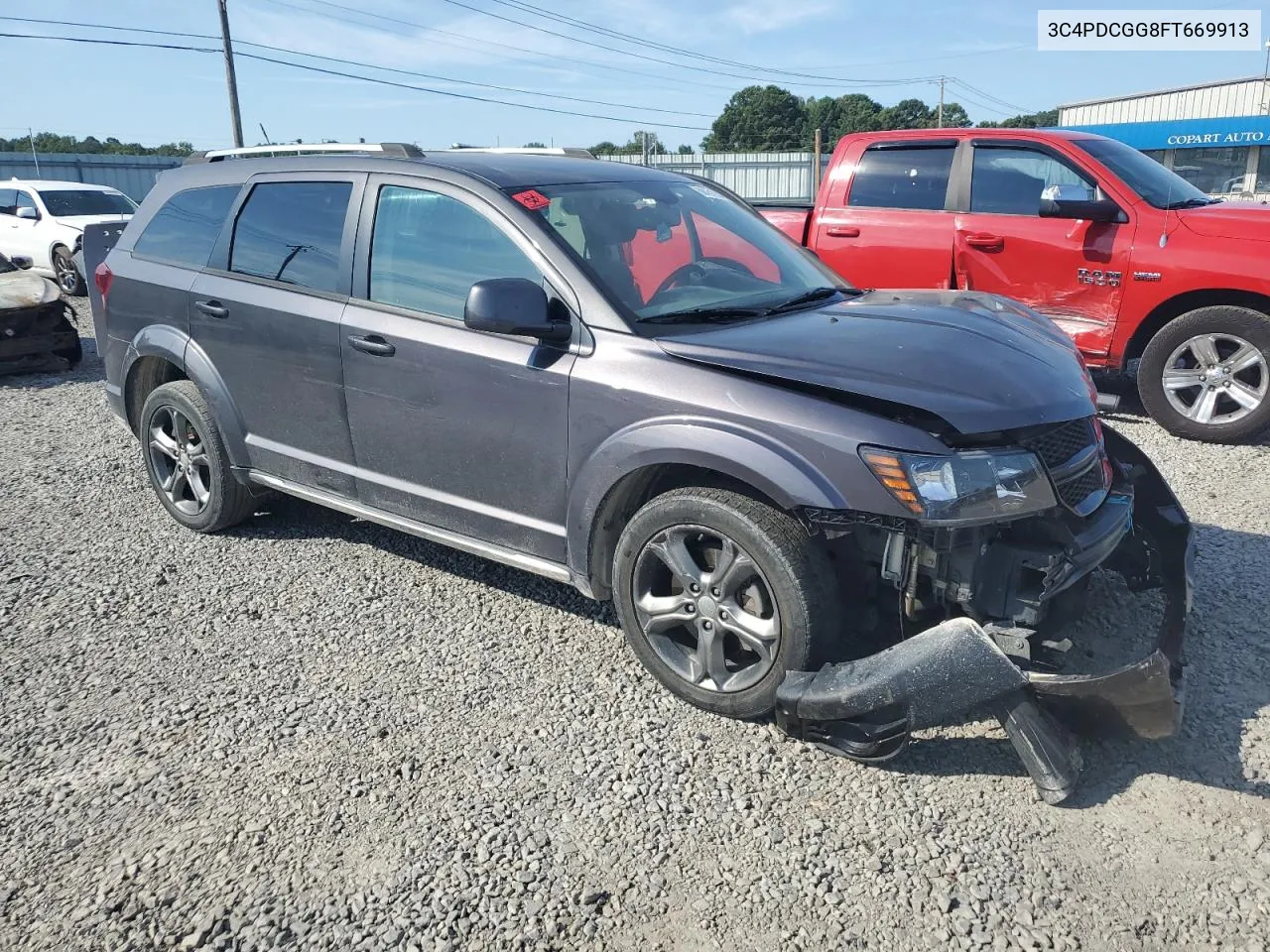 2015 Dodge Journey Crossroad VIN: 3C4PDCGG8FT669913 Lot: 68451554