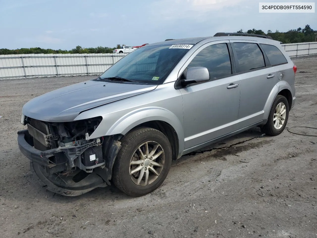 2015 Dodge Journey Sxt VIN: 3C4PDDBG9FT554590 Lot: 68690314