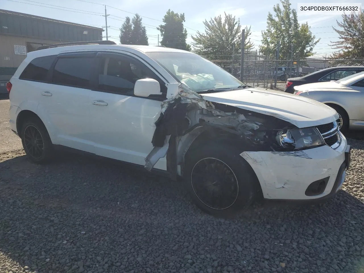 2015 Dodge Journey Sxt VIN: 3C4PDDBGXFT666332 Lot: 68826204