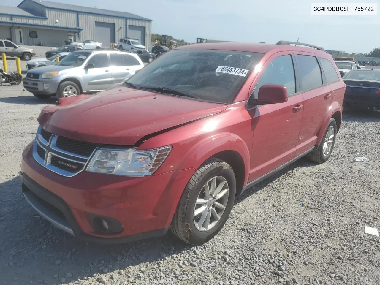 2015 Dodge Journey Sxt VIN: 3C4PDDBG8FT755722 Lot: 69483734