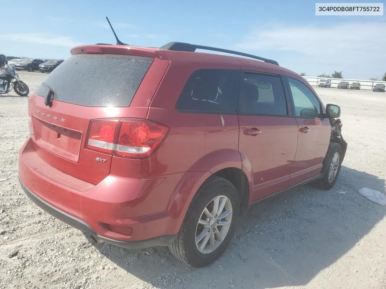 2015 Dodge Journey Sxt VIN: 3C4PDDBG8FT755722 Lot: 69483734