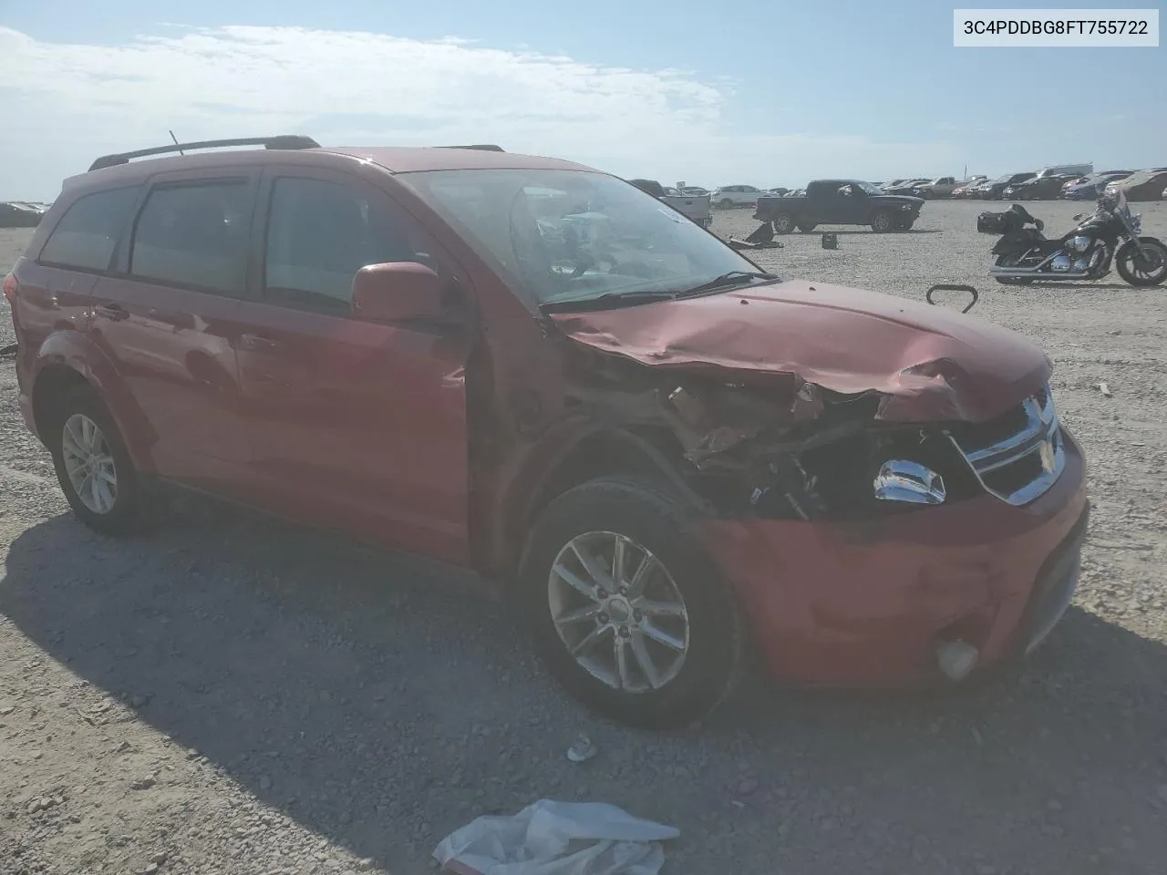 2015 Dodge Journey Sxt VIN: 3C4PDDBG8FT755722 Lot: 69483734