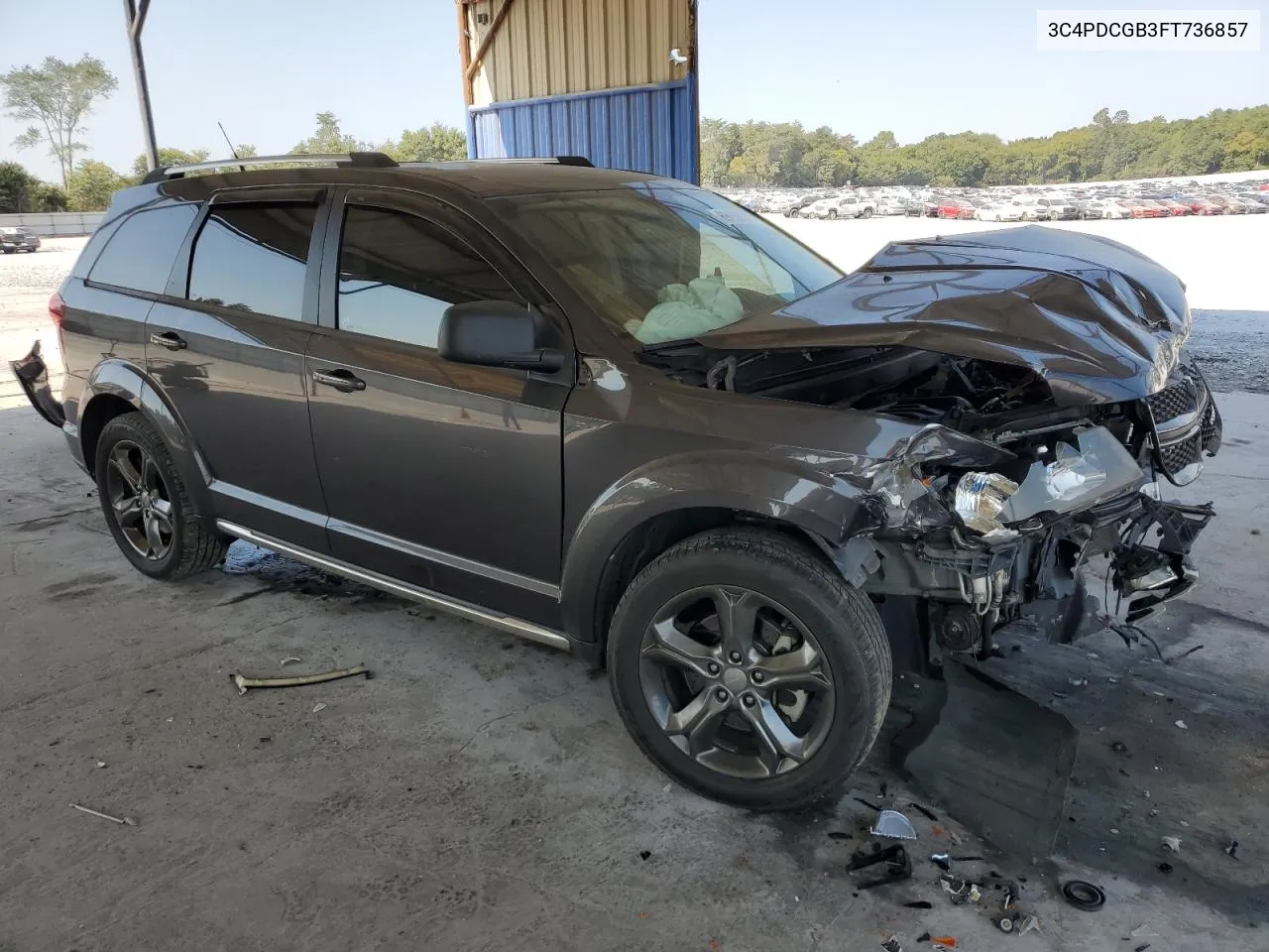 2015 Dodge Journey Crossroad VIN: 3C4PDCGB3FT736857 Lot: 69653674