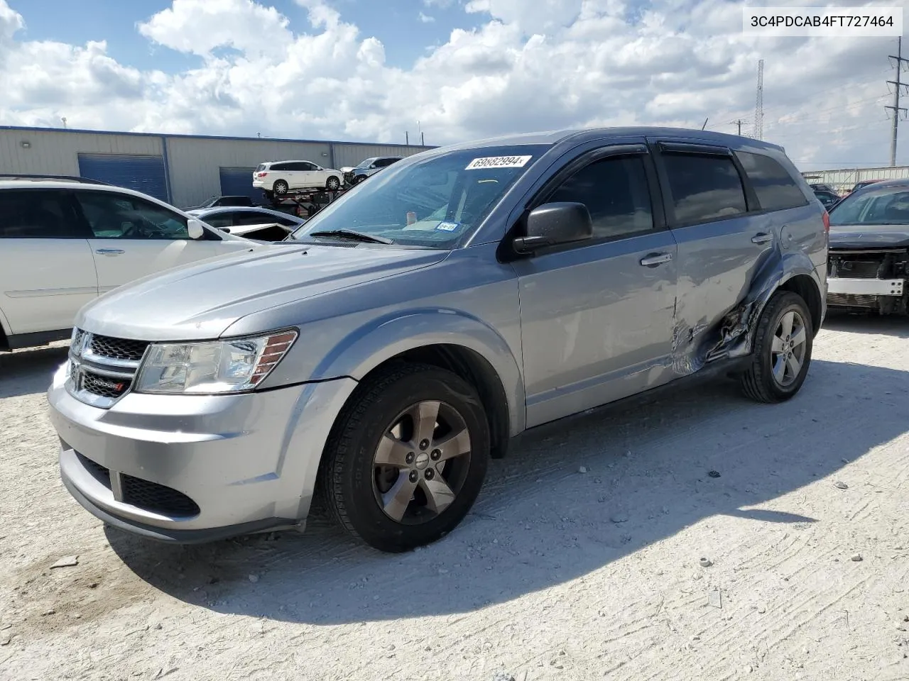 2015 Dodge Journey Se VIN: 3C4PDCAB4FT727464 Lot: 69882994