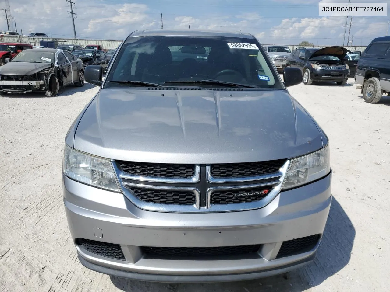 2015 Dodge Journey Se VIN: 3C4PDCAB4FT727464 Lot: 69882994