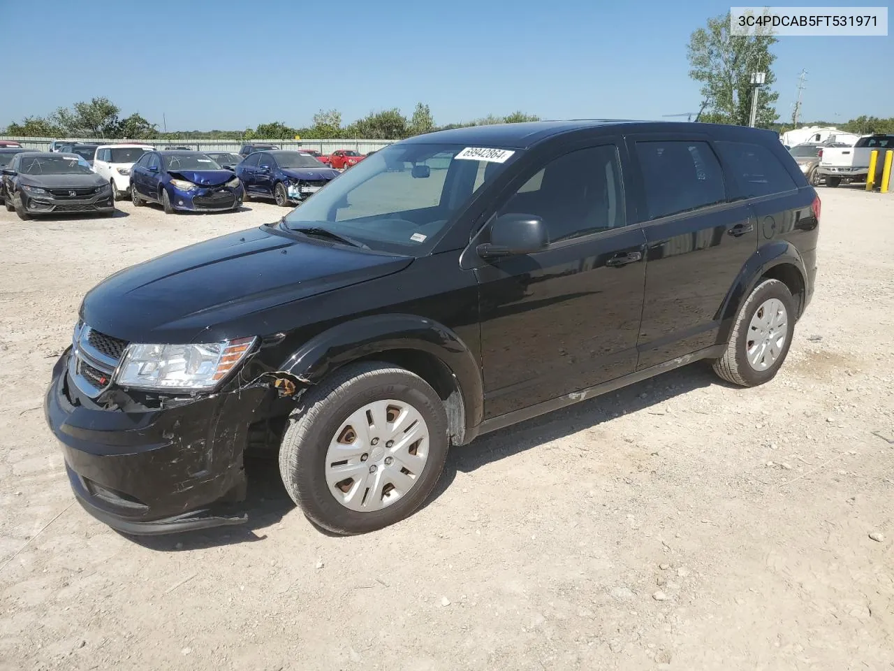 2015 Dodge Journey Se VIN: 3C4PDCAB5FT531971 Lot: 69942864