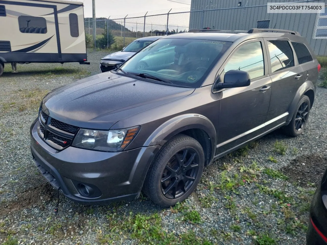 2015 Dodge Journey Sxt VIN: 3C4PDCCG3FT754003 Lot: 70368914