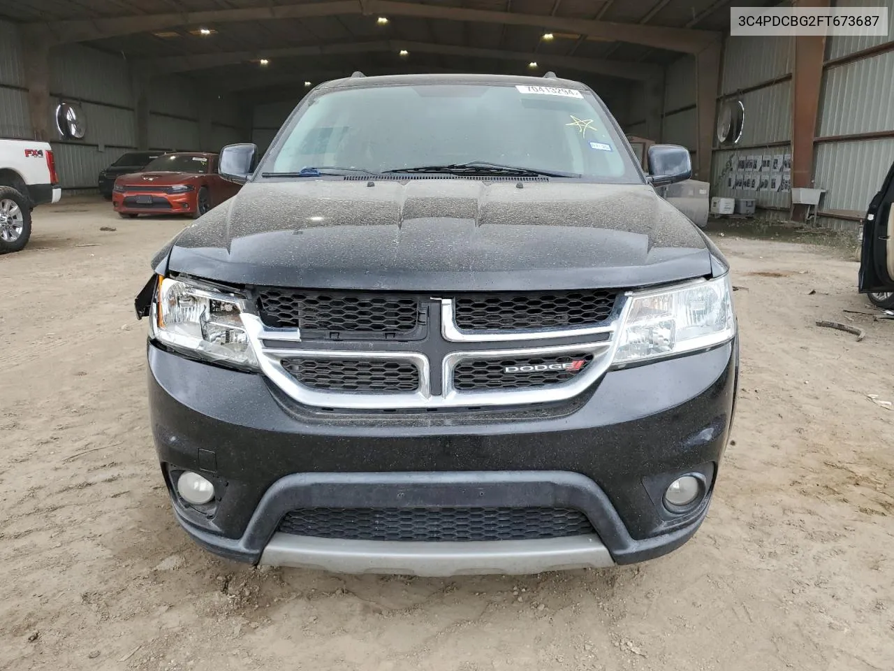 2015 Dodge Journey Sxt VIN: 3C4PDCBG2FT673687 Lot: 70413294