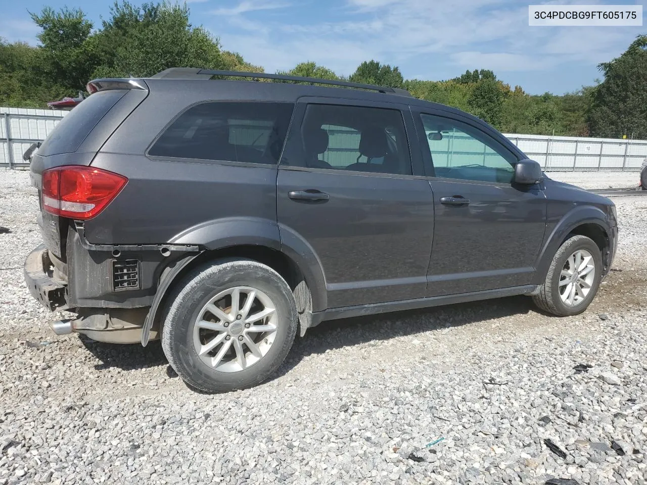 2015 Dodge Journey Sxt VIN: 3C4PDCBG9FT605175 Lot: 70424454