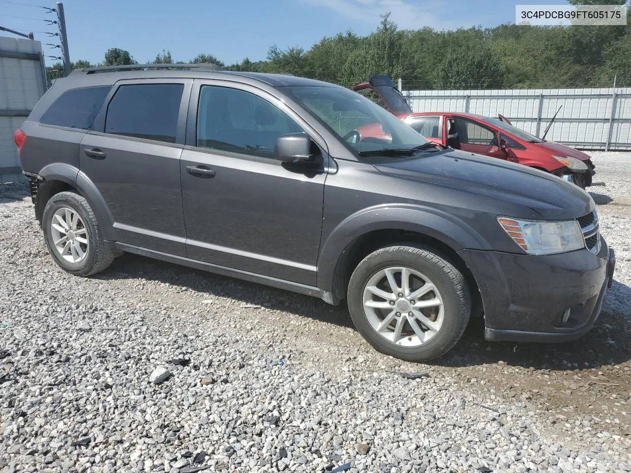 2015 Dodge Journey Sxt VIN: 3C4PDCBG9FT605175 Lot: 70424454